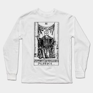 Tarot Card - Justice Long Sleeve T-Shirt